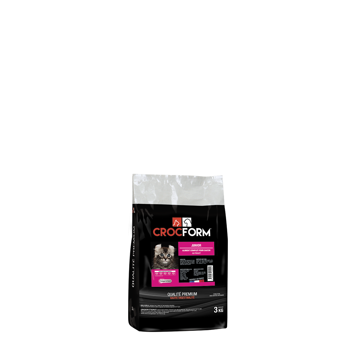 ALIMENT CROQUETTES CROCFORM PREMIUM JUNIOR CHAT